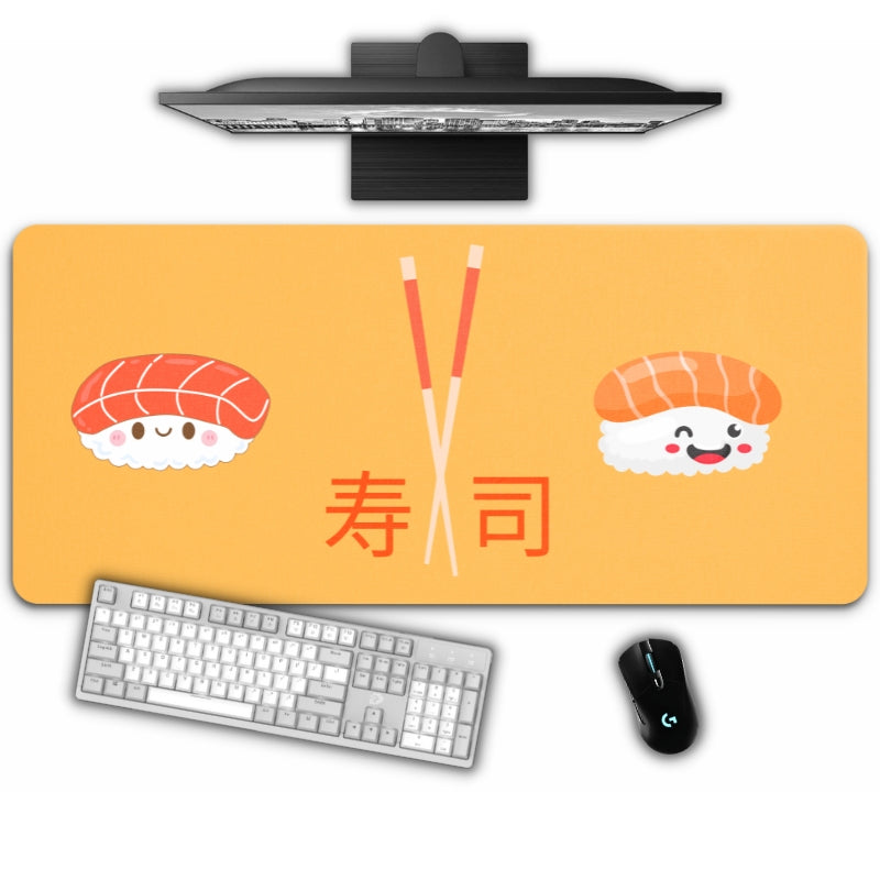 grand tapis de souris japon sushi