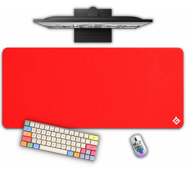 tapis de bureau rouge xxl