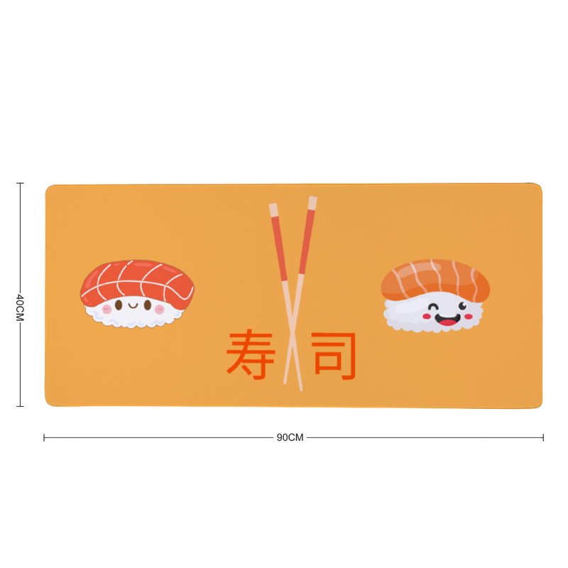 tapis de bureau sushi japonais