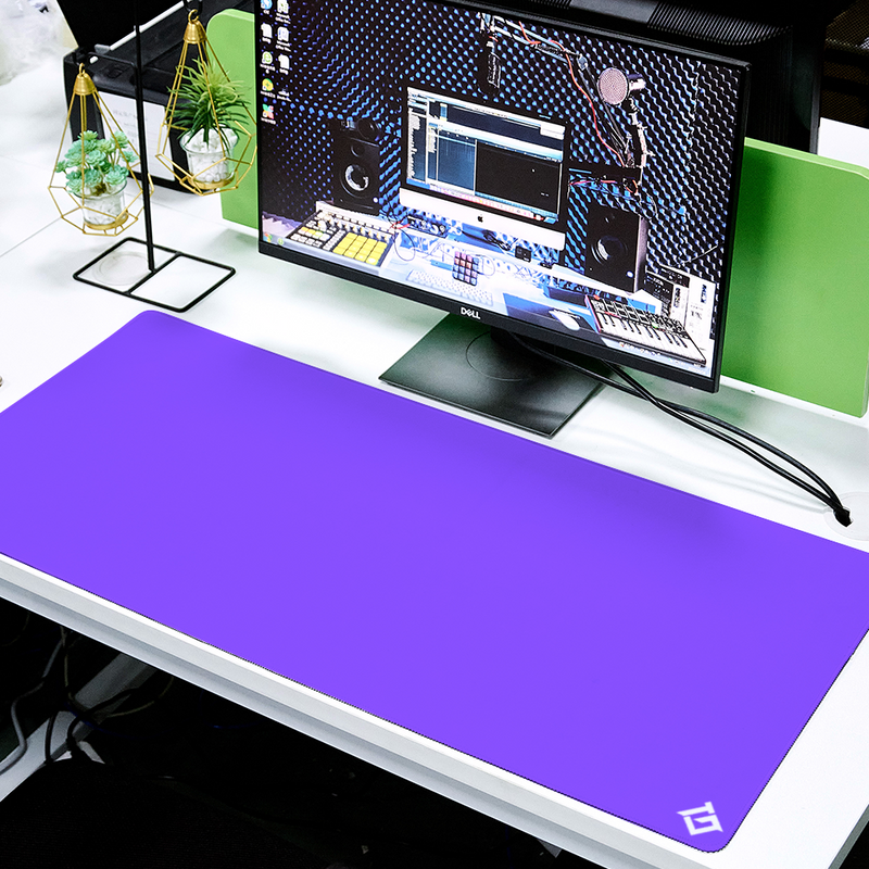 Protection de bureau pour ordinateur de Gamer, tapis de souris violet  800x400 XXL avec son tapis en caoutchouc imprimé - AliExpress