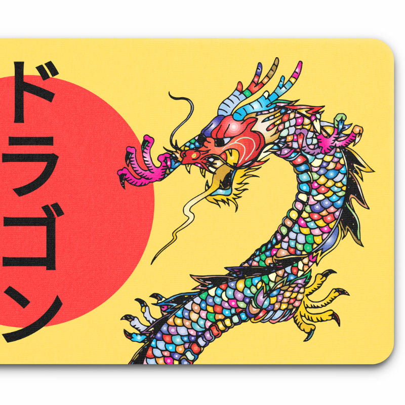 japonais dragon grand jeu tapis de souris xxl Maroc